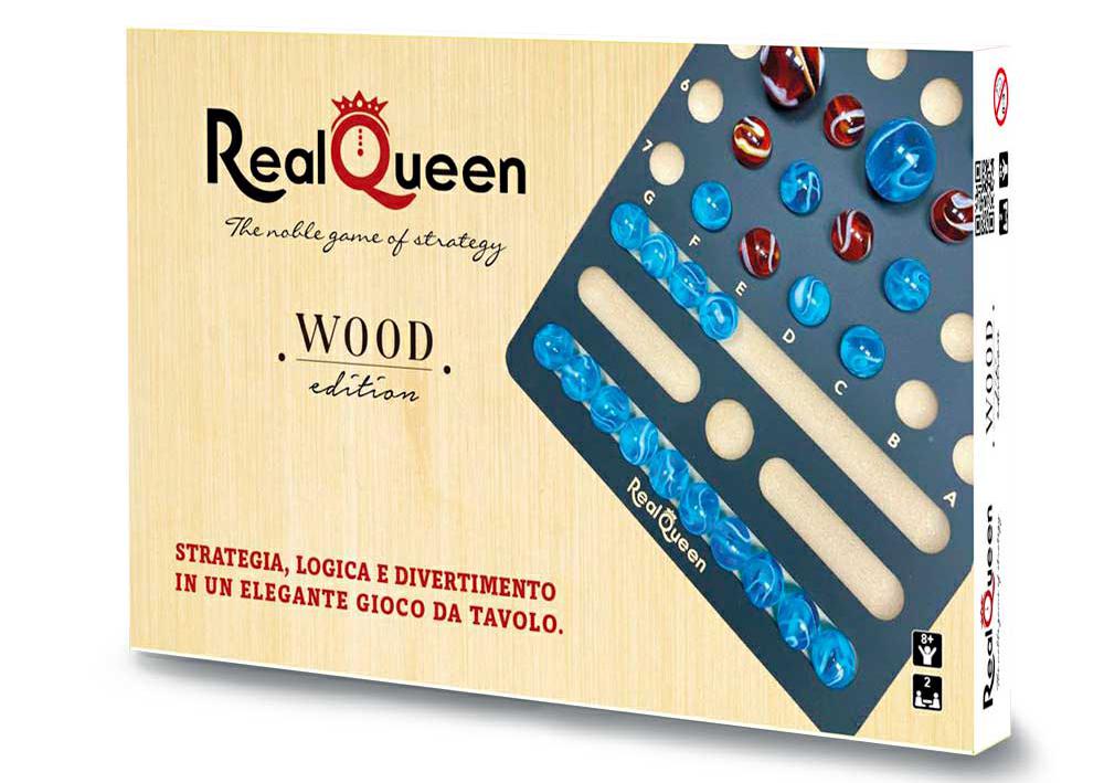 REAL QUEEN SCATOLA GIOCO "WOOD EDITION"