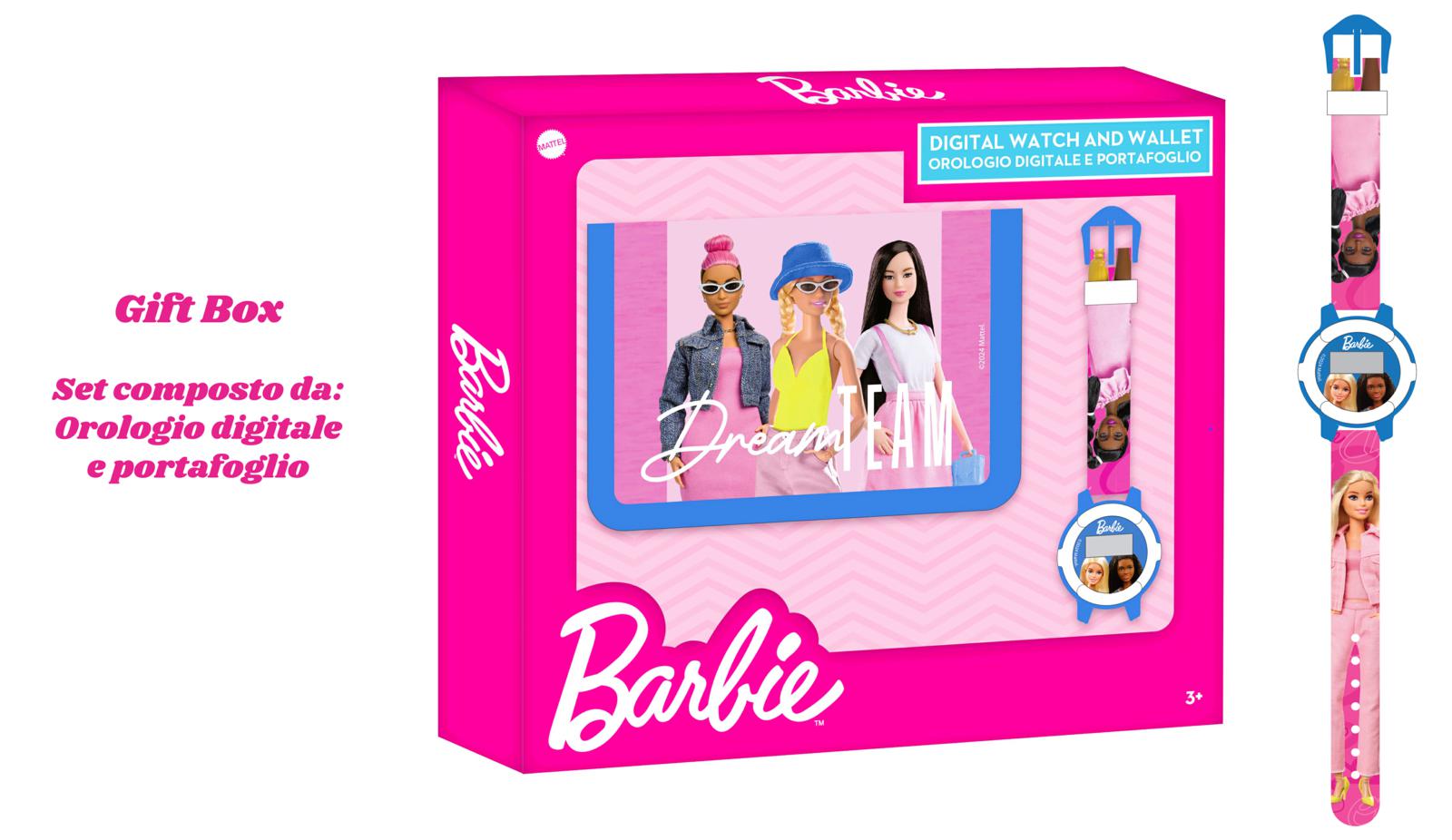 BARBIE SET OROLOGIODIGITALE E PORTAFOGLIO