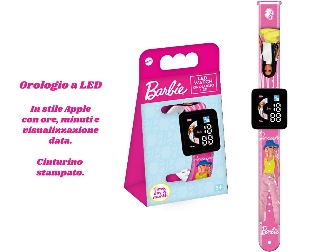 BARBIE OROLOGIO LEDSCHERMO DECORATO E LUCI