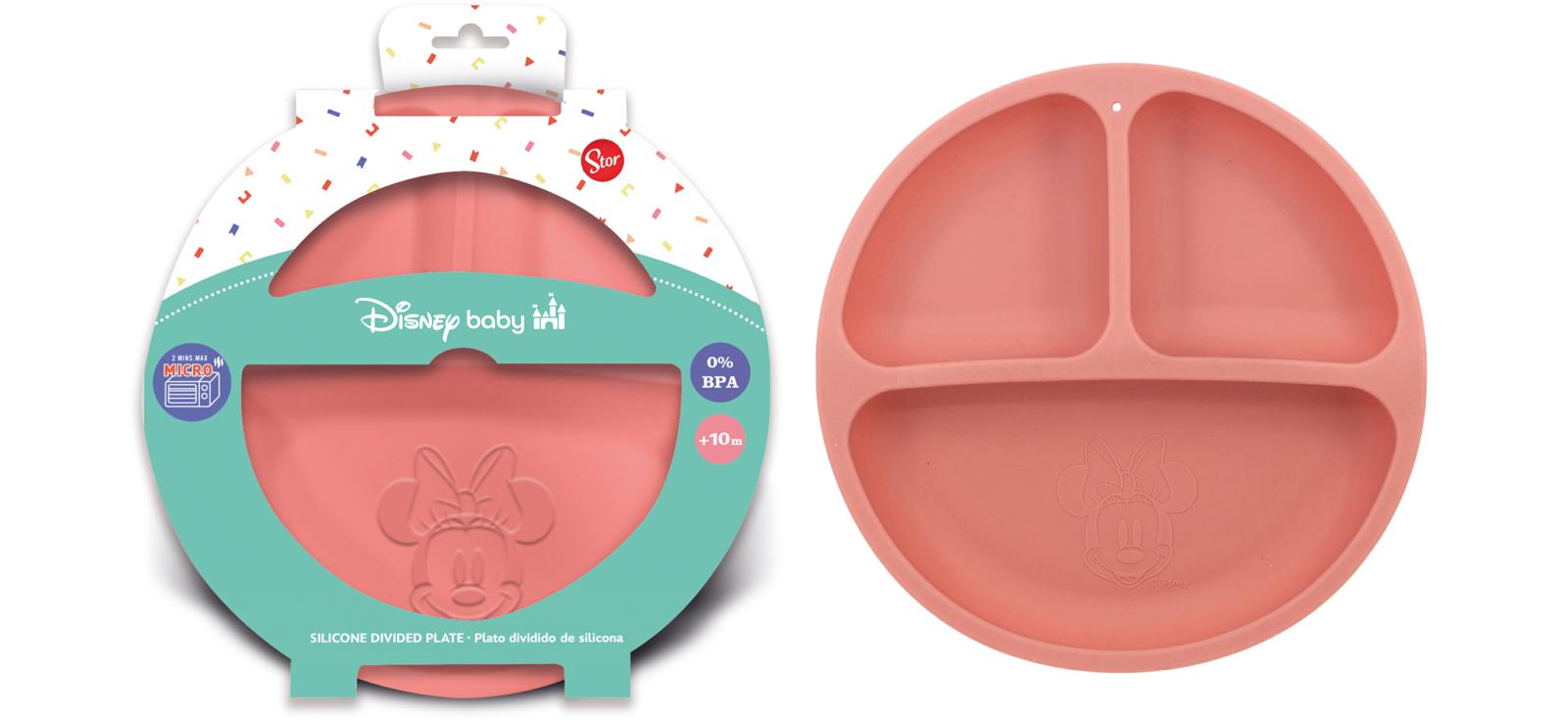 MINNIE PIATTO MULTISCOMPARTO IN SILICONE - Real Trade Italia