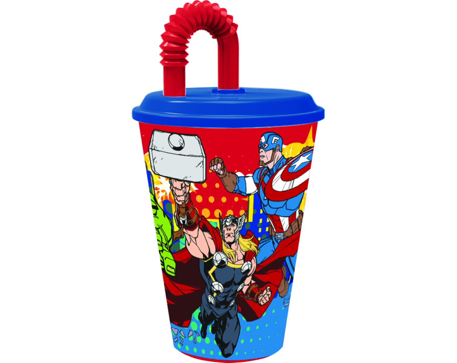 AVENGERS BICCHIERE C/CANNUCCIA ml.430