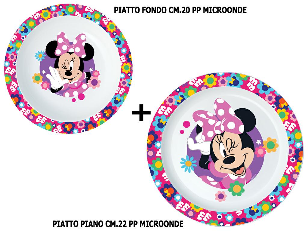 MINNIE ASS.TO PIATTO PIANO + FONDO MICROONDE