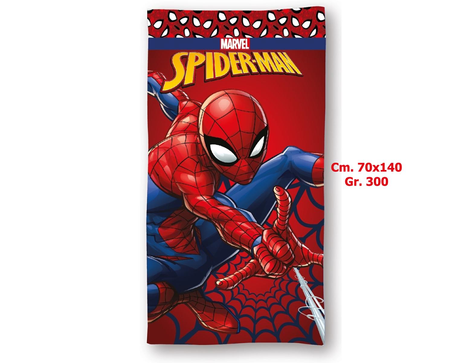 SPIDERMAN TELO MAREMICROFIBRA CM.70x140 gr.300